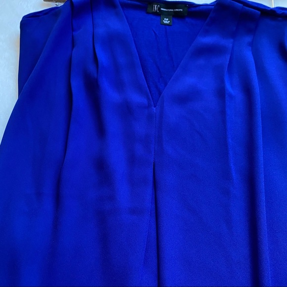 INC Petite Pleated Top - Picture 5 of 5